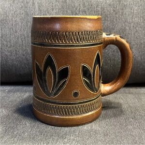 Vintage Lerchen German Beer Stein